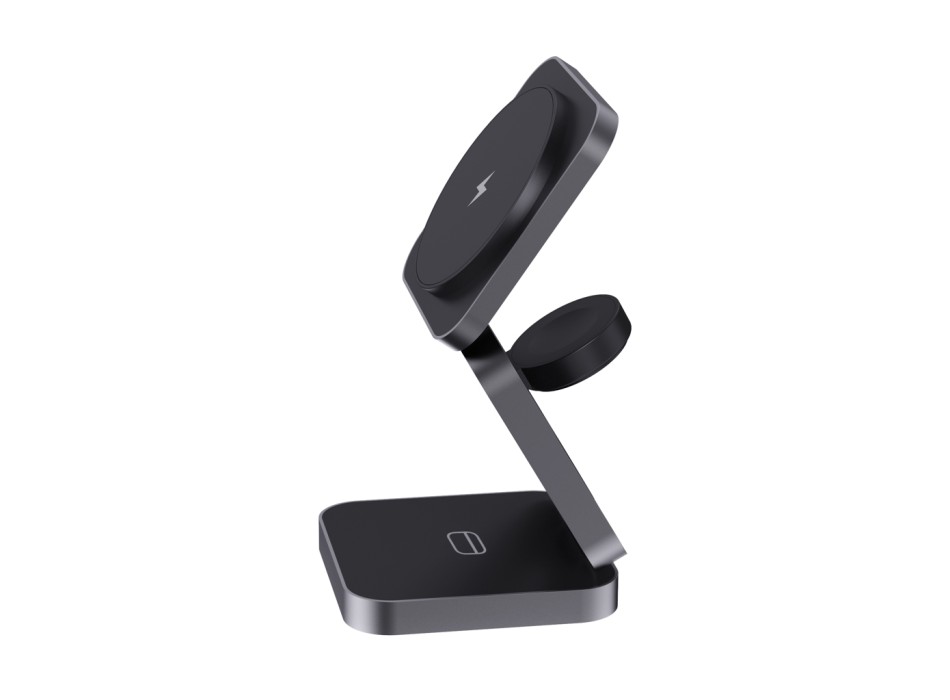 Caricatore pieghevole 15W 3in1 Terra in alluminio riciclato FullGadgets.com