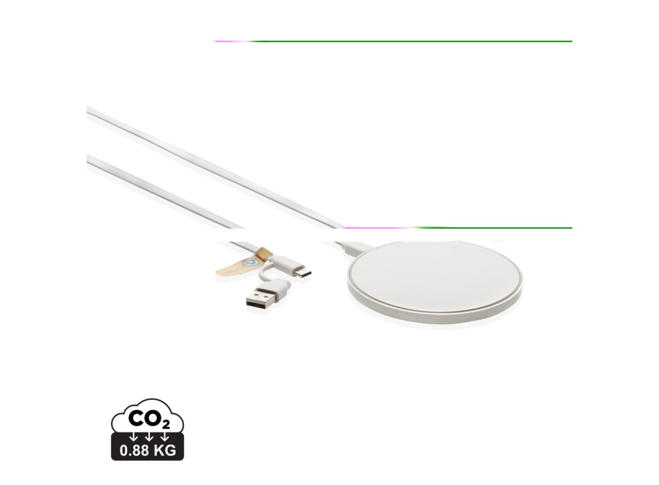 Caricatore RCS wireless 10W in plastica riciclata FullGadgets.com