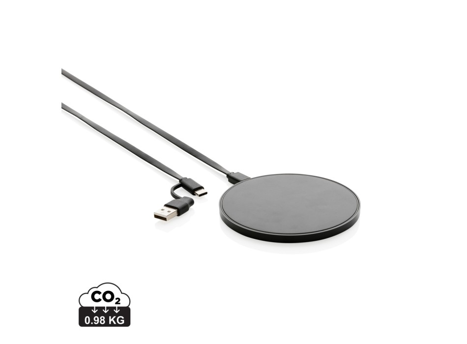 Caricatore RCS wireless 10W in plastica riciclata FullGadgets.com