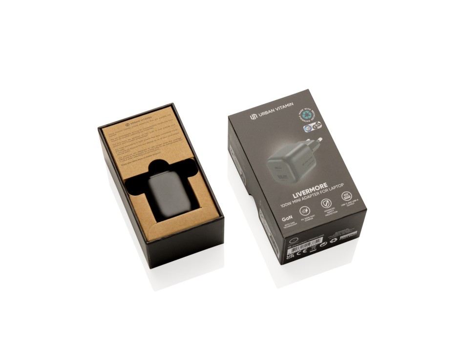 Caricatore wireless 100W GAN Urban Vitamin Livermore RCS FullGadgets.com