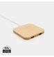 Caricatore wireless 10W con porte USB in bambù FullGadgets.com