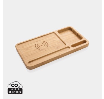 Caricatore wireless 10W in bambù FullGadgets.com