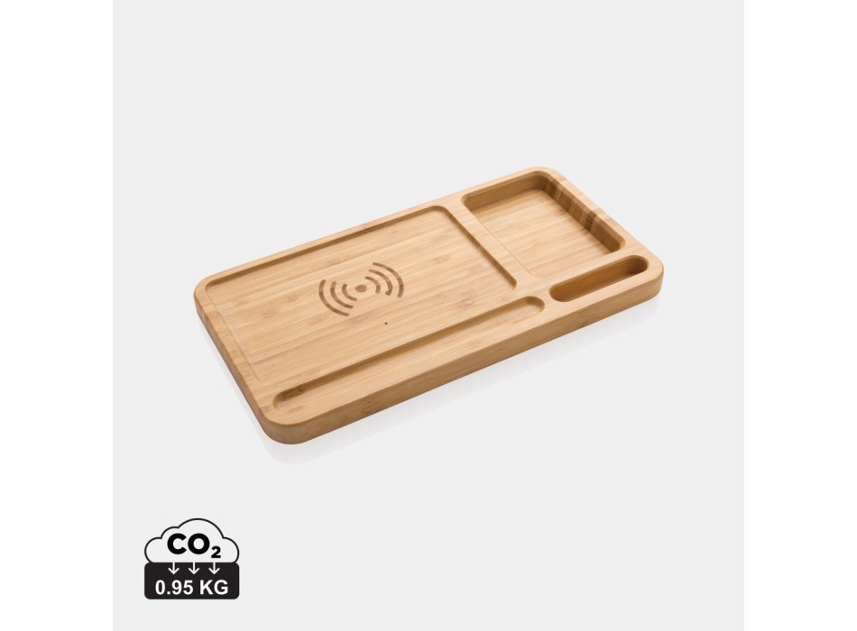 Caricatore wireless 10W in bambù FullGadgets.com