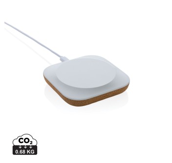 Caricatore wireless 10W Oregon in plastica riciclata RCS FullGadgets.com