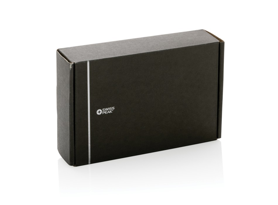 Caricatore wireless 15W 3 in 1 Swiss Peak in rPlastica FullGadgets.com