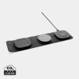 Caricatore wireless 15W 3 in 1 Swiss Peak in rPlastica FullGadgets.com