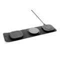 Caricatore wireless 15W 3 in 1 Swiss Peac in rplastica