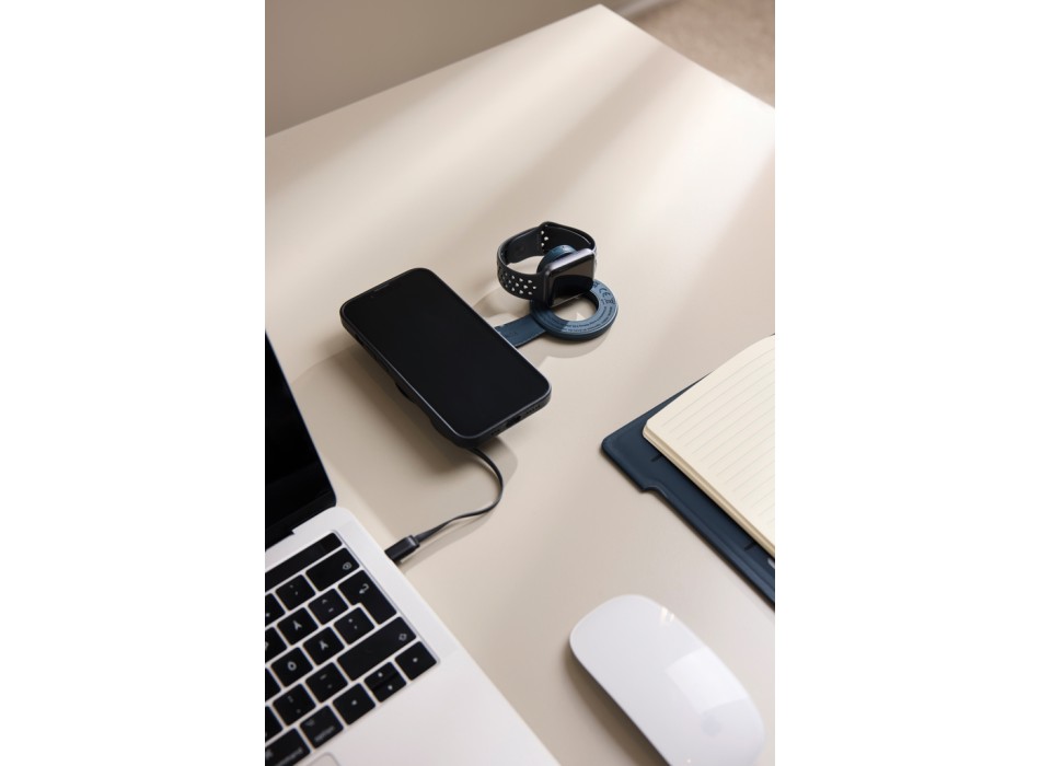 Caricatore wireless 2in1 da viaggio 15W VINGA Baltimore FullGadgets.com