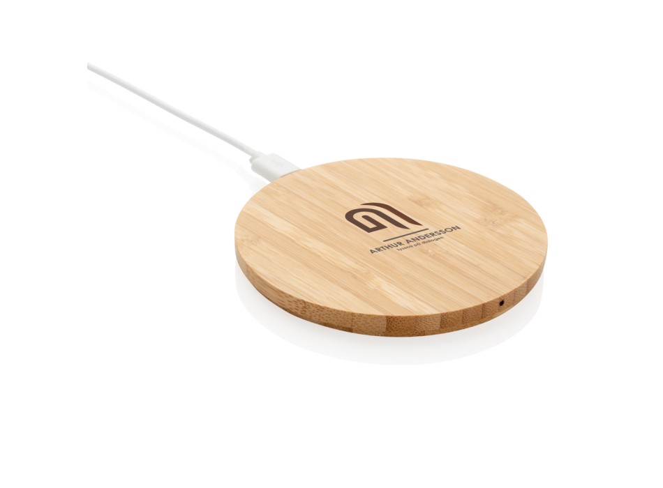 Caricatore wireless 5W in bambù FullGadgets.com