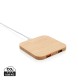 Caricatore wireless 5W in bambù con USB FullGadgets.com