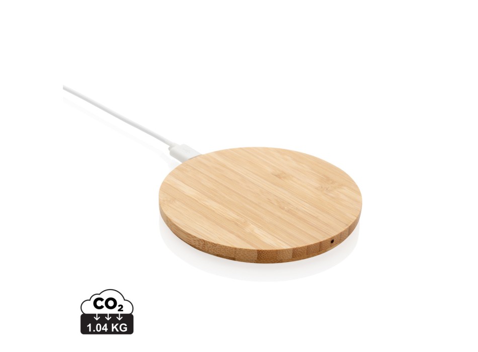 Caricatore wireless 5W in bambù FullGadgets.com