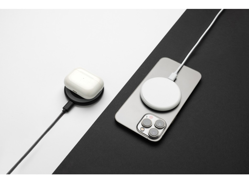 Caricatore wireless magnetico 15W 3in1 Magnapad RCS FullGadgets.com