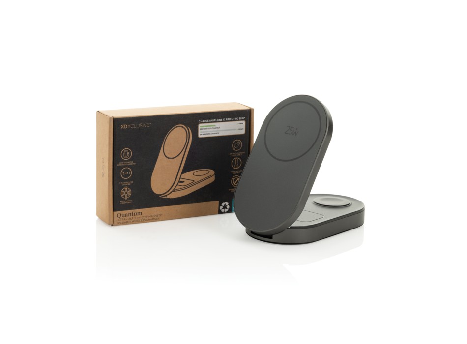 Caricatore wireless pieghevole ultra veloce Quantum 3in1 FullGadgets.com