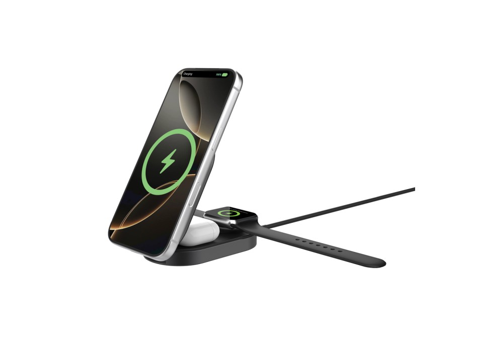 Caricatore wireless pieghevole ultra veloce Quantum 3in1 FullGadgets.com