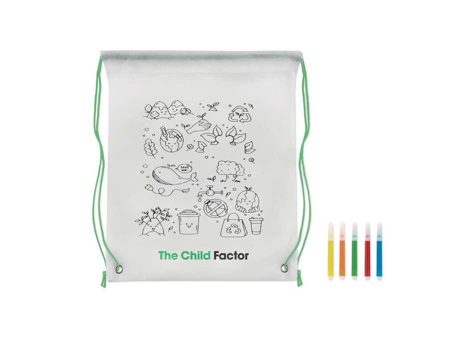 CARRYDRAW - Sacca da colorare in non woven FullGadgets.com