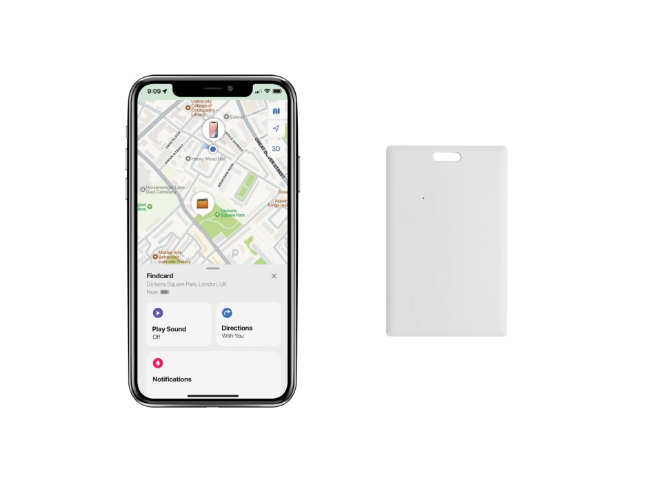 Carta tracker Findcard in rABS RCS FullGadgets.com