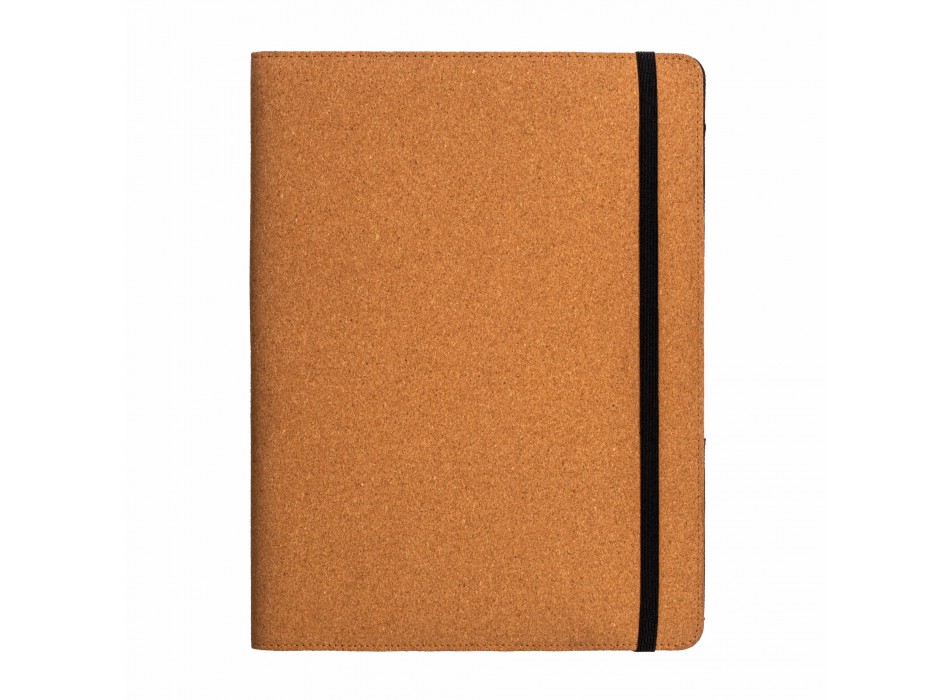 Cartella congresso e organizer in sughero a4 con elastico, blocco 20 fogli FullGadgets.com