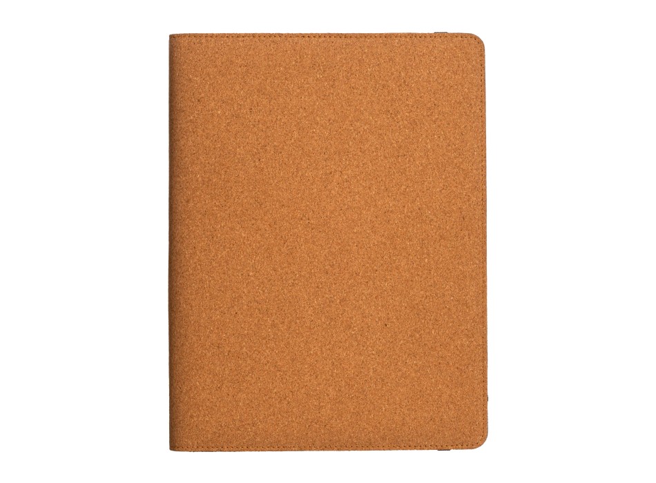 Cartella congresso e organizer in sughero A4 con elastico, blocco 20 fogli FullGadgets.com