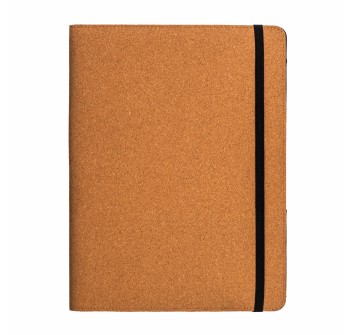 Cartella congresso e organizer in sughero A4 con elastico, blocco 20 fogli FullGadgets.com