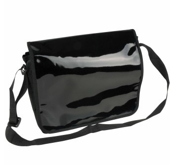 Cartella in poliestere 600D con tracolla regolabile e patta in PVC lucido FullGadgets.com