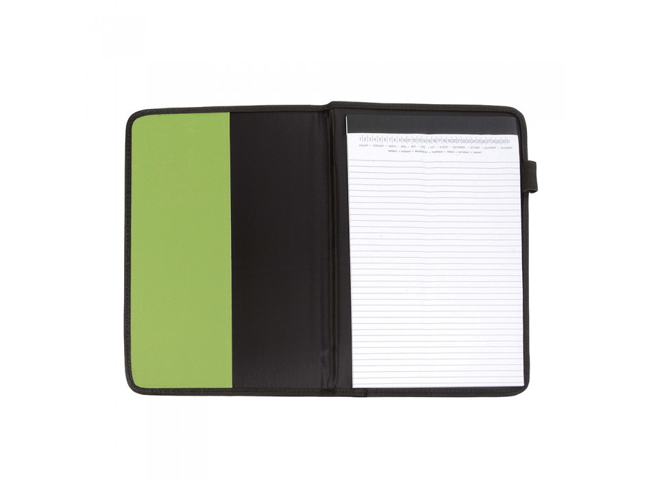 Cartella meeting portablocco A4, con tasca e asola porta penne, blocco a righe incluso FullGadgets.com