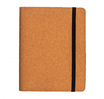 Cartella organizer in sughero con elastico a5, blocco 64 fogli FullGadgets.com