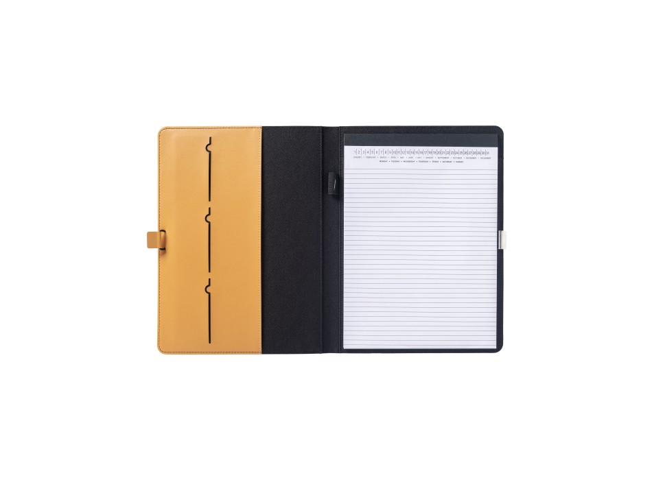 Cartella porta blocco A4 in R-PET con gancio di chiusura in metallo FullGadgets.com