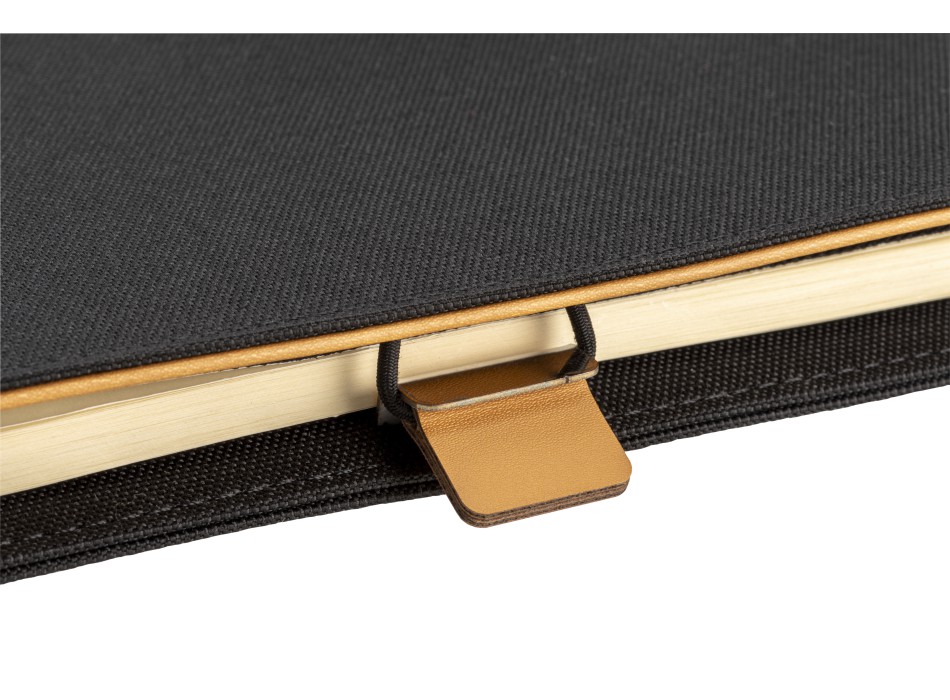 Cartella porta blocco A5 in R-PET con gancio di chiusura in metallo FullGadgets.com