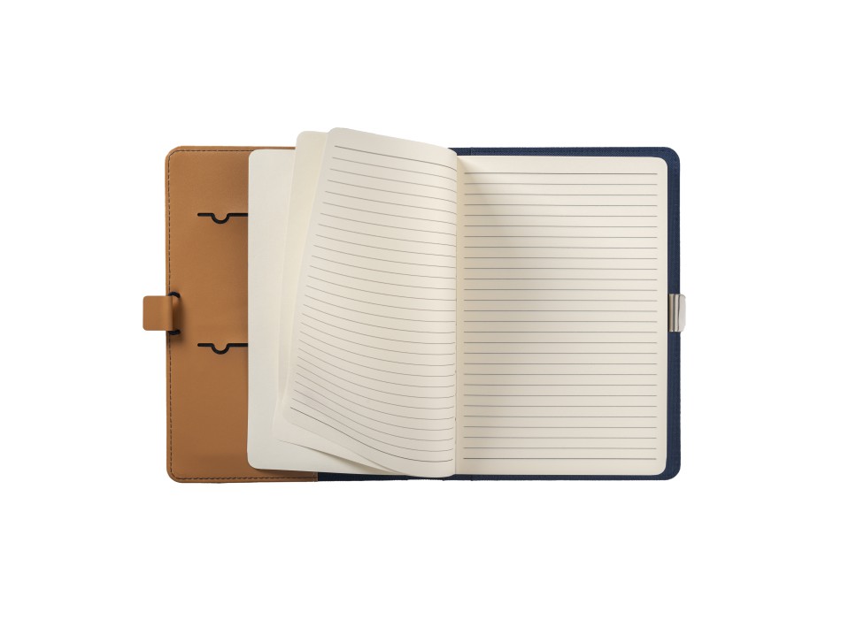 Cartella porta blocco A5 in R-PET con gancio di chiusura in metallo FullGadgets.com