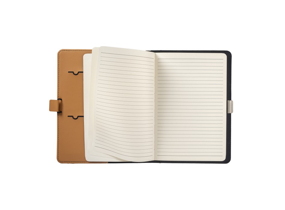 Cartella porta blocco A5 in R-PET con gancio di chiusura in metallo FullGadgets.com