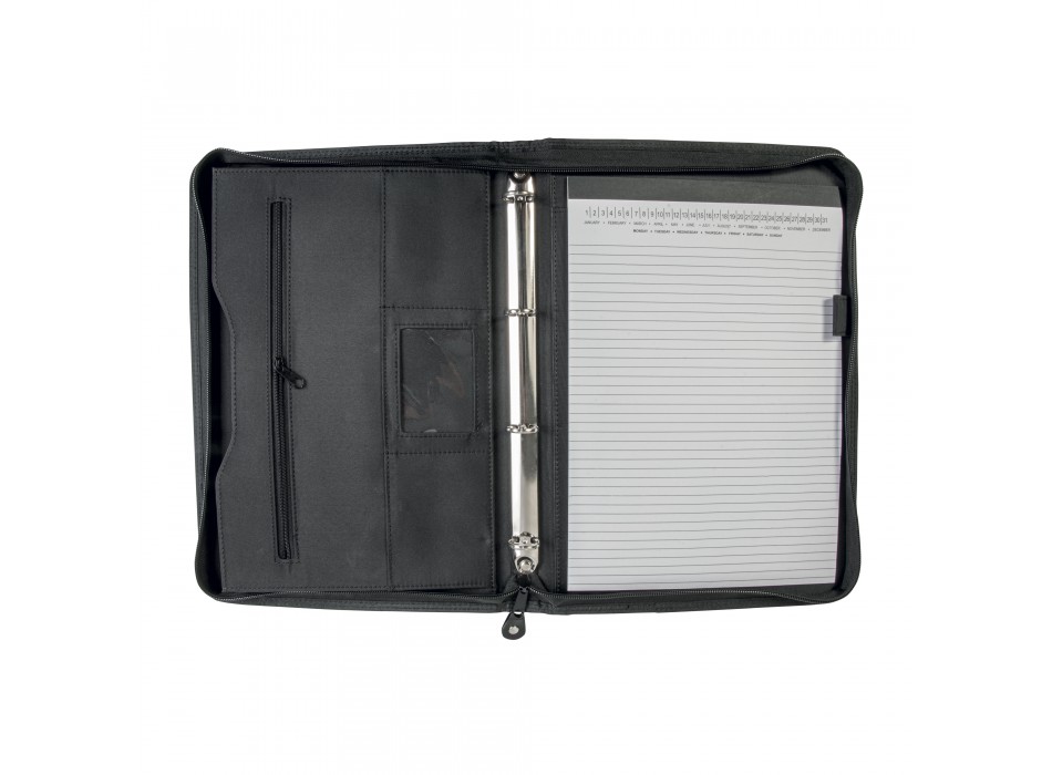 Cartella porta documenti in microfibra e similpelle . raccoglitore ad anelli FullGadgets.com