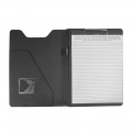 Cartella Portablocco Personalizzabile In Pu. Blocco Di 20 Fogli A Righe, Molla In Metallo