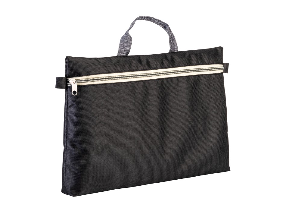 Cartella portadocumenti in poliestere 600d, con maniglia e chiusura lampo FullGadgets.com