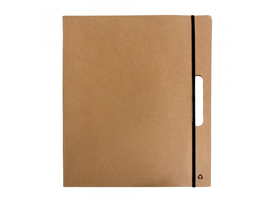 Cartelletta congresso in cartoncino, con post-it e penna (blocco a quadretti incluso) FullGadgets.com