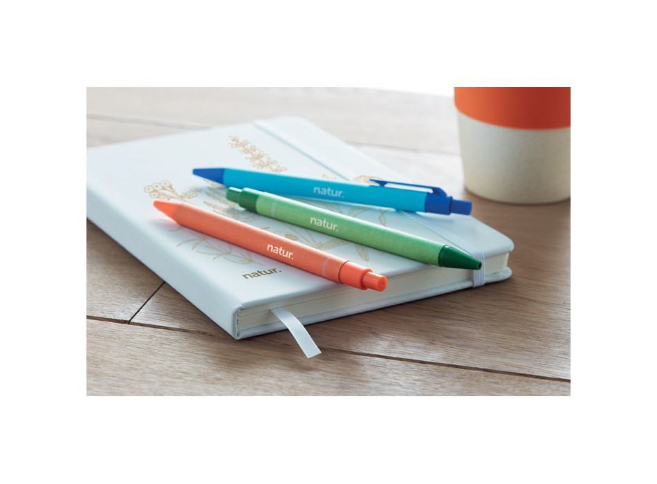 CARTOON COLOURED - Penna a sfera in PLA di mais FullGadgets.com