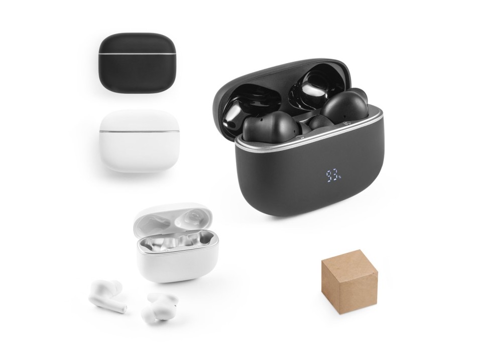 CAUBY. Cuffie wireless con ANC e 10 ore di durata della batteria con il ABS riciclato (100% rABS) FullGadgets.com