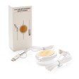 Cavo 3 in 1 con caricatore wireless in bambù da 5W FullGadgets.com
