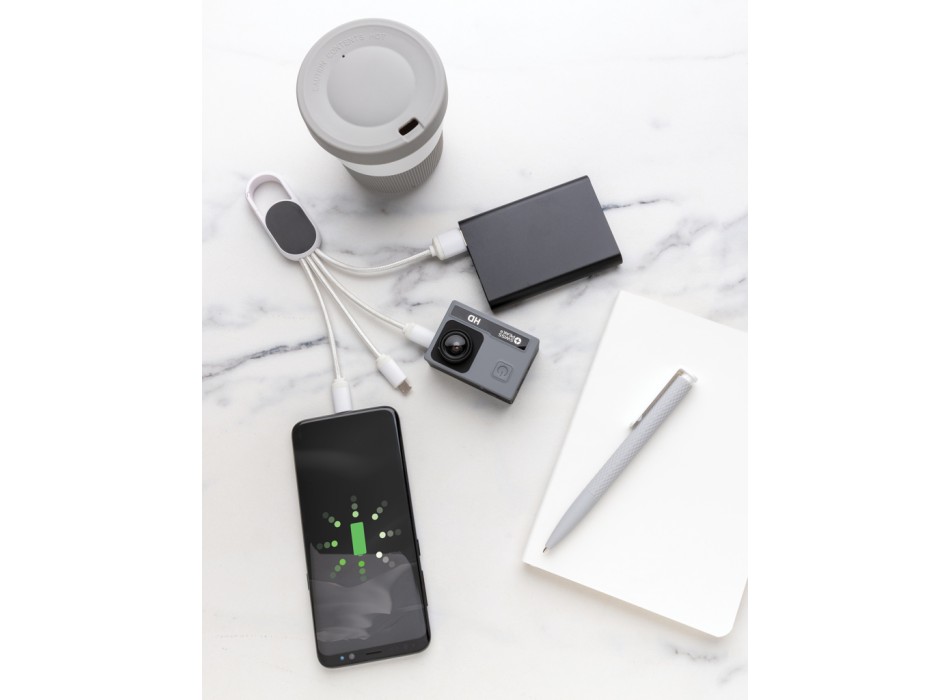 Cavo 4 in 1 con moschettone FullGadgets.com