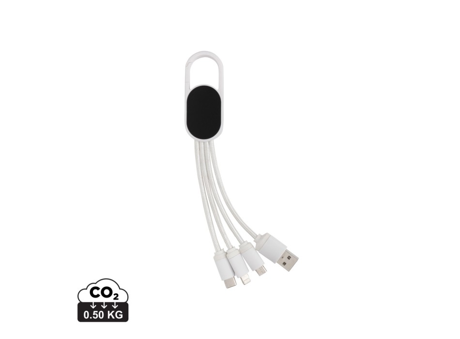 Cavo 4 in 1 con moschettone FullGadgets.com