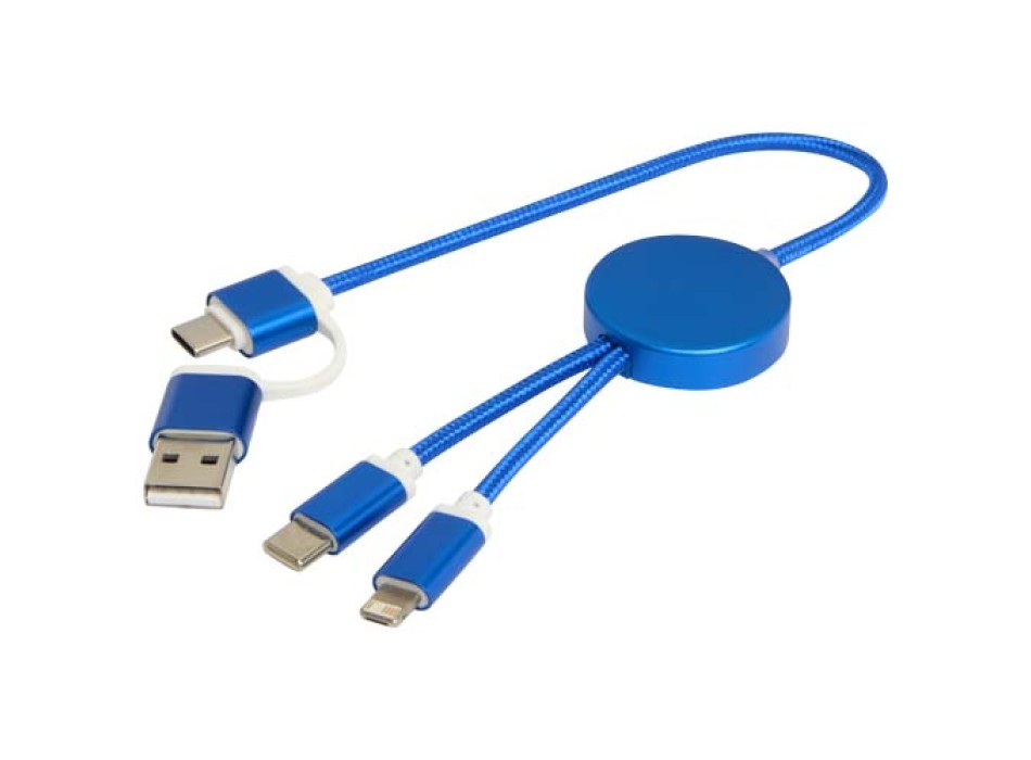 Cavo 5-in-1 in alluminio e plastica riciclata da 30 cm per la sincronizzazione dei dati e la ricarica rapida da 27 W Alasia FullGadgets.com