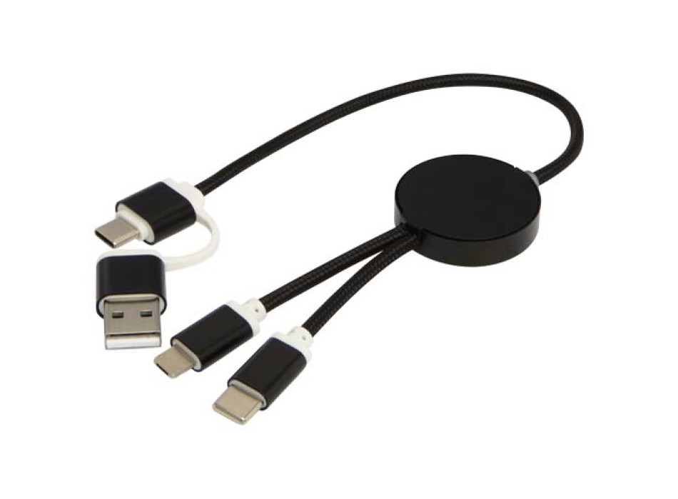 Cavo 5-in-1 in alluminio e plastica riciclata da 30 cm per la sincronizzazione dei dati e la ricarica rapida da 27 W Alasia FullGadgets.com