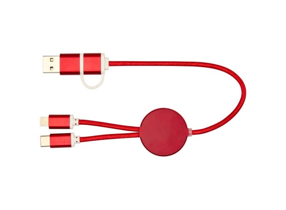 Cavo 5-in-1 in alluminio e plastica riciclata da 30 cm per la sincronizzazione dei dati e la ricarica rapida da 27 W Alasia FullGadgets.com