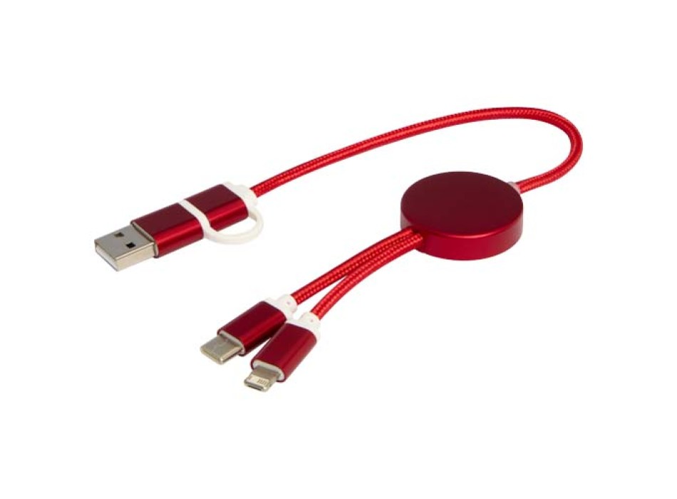 Cavo 5-in-1 in alluminio e plastica riciclata da 30 cm per la sincronizzazione dei dati e la ricarica rapida da 27 W Alasia FullGadgets.com