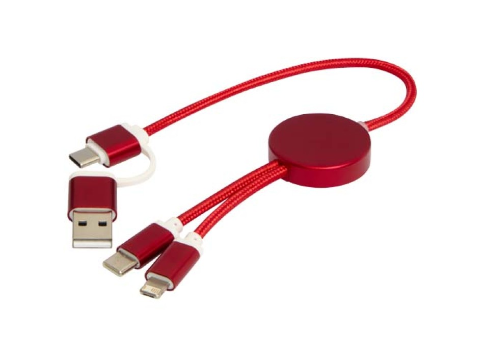 Cavo 5-in-1 in alluminio e plastica riciclata da 30 cm per la sincronizzazione dei dati e la ricarica rapida da 27 W Alasia FullGadgets.com