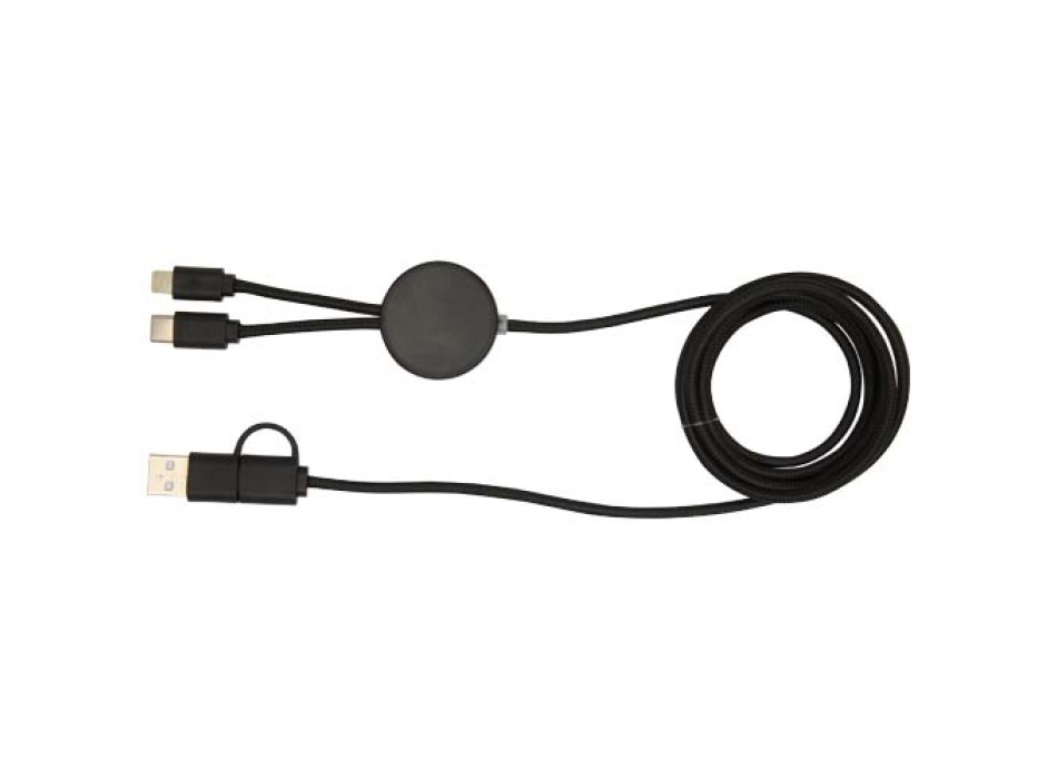 Cavo 5-in-1 in plastica riciclata da 150 cm per la sincronizzazione dei dati e la ricarica rapida da 27 W Citala FullGadgets.com