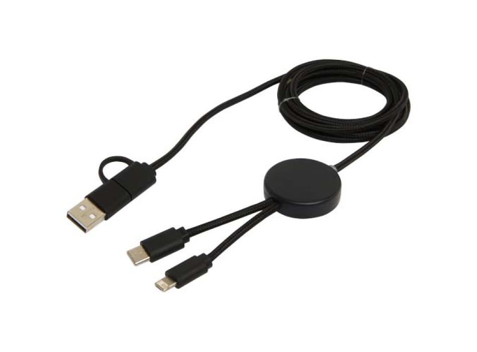 Cavo 5-in-1 in plastica riciclata da 150 cm per la sincronizzazione dei dati e la ricarica rapida da 27 W Citala FullGadgets.com