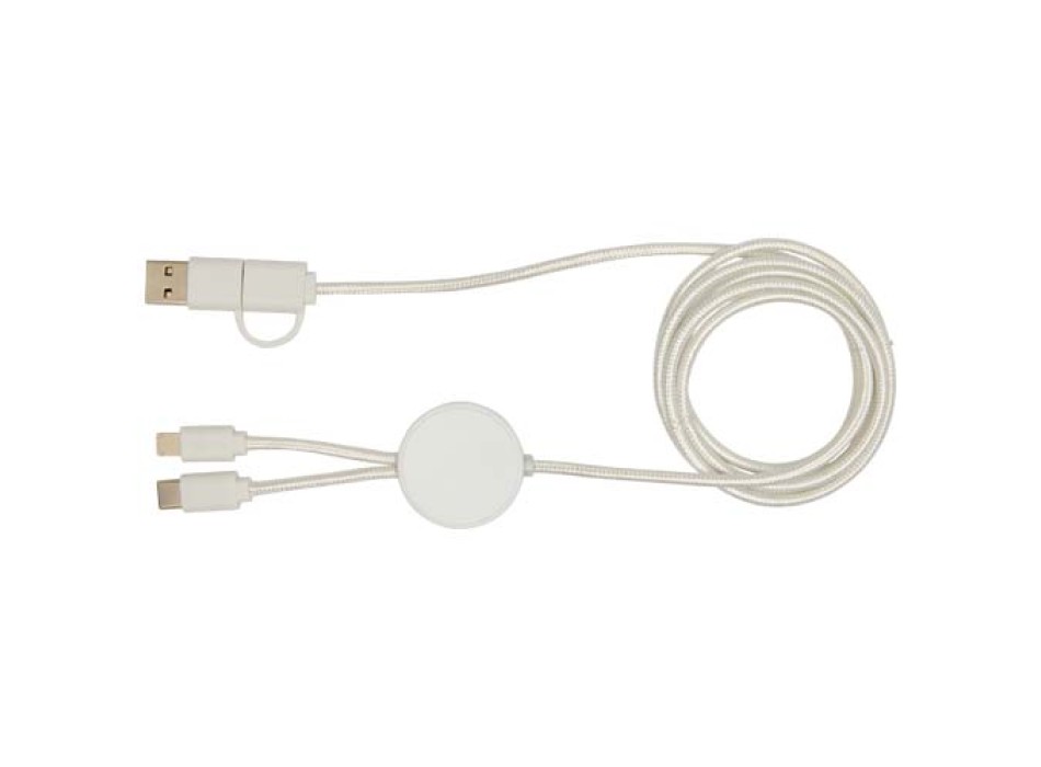 Cavo 5-in-1 in plastica riciclata da 150 cm per la sincronizzazione dei dati e la ricarica rapida da 27 W Citala FullGadgets.com