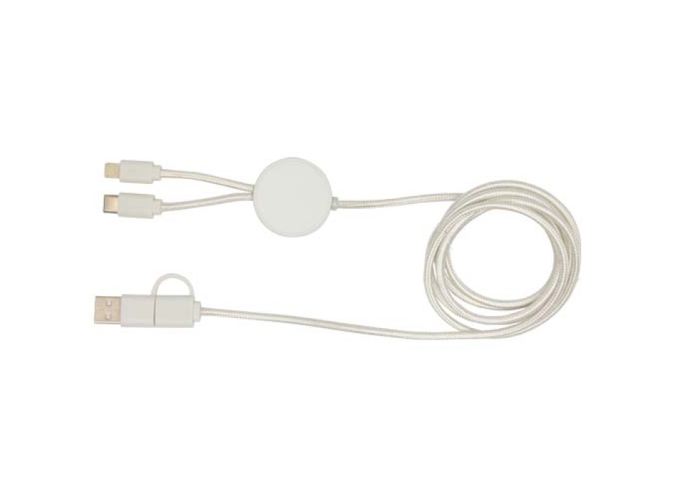 Cavo 5-in-1 in plastica riciclata da 150 cm per la sincronizzazione dei dati e la ricarica rapida da 27 W Citala FullGadgets.com