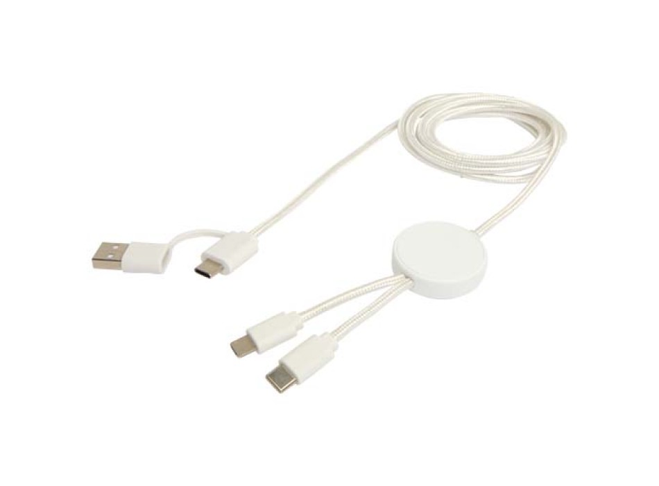 Cavo 5-in-1 in plastica riciclata da 150 cm per la sincronizzazione dei dati e la ricarica rapida da 27 W Citala FullGadgets.com