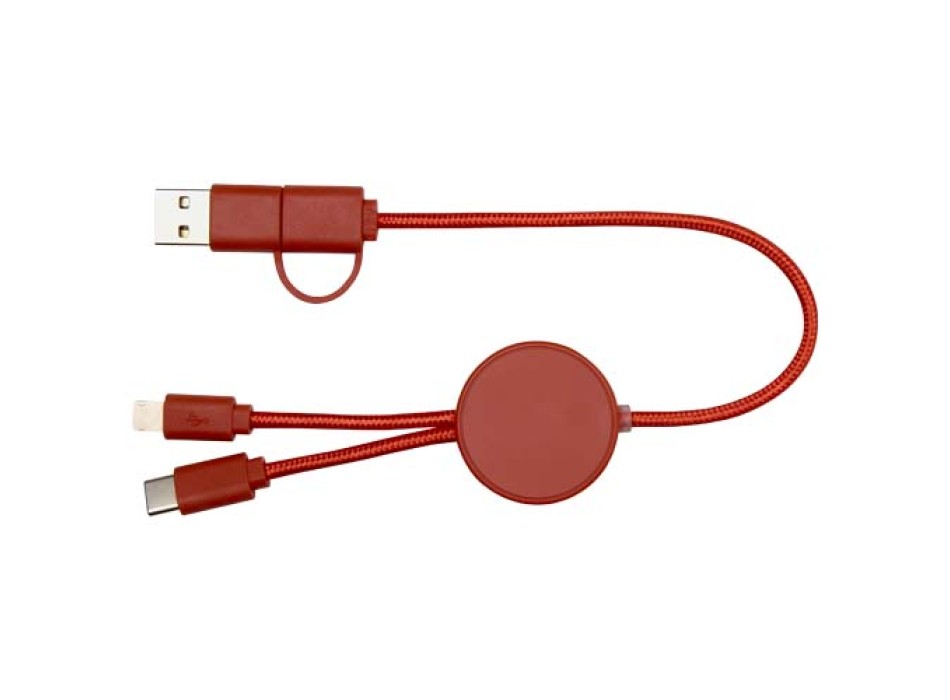 Cavo 5-in-1 in plastica riciclata da 30 cm per la sincronizzazione dei dati e la ricarica rapida da 27 W Citala FullGadgets.com